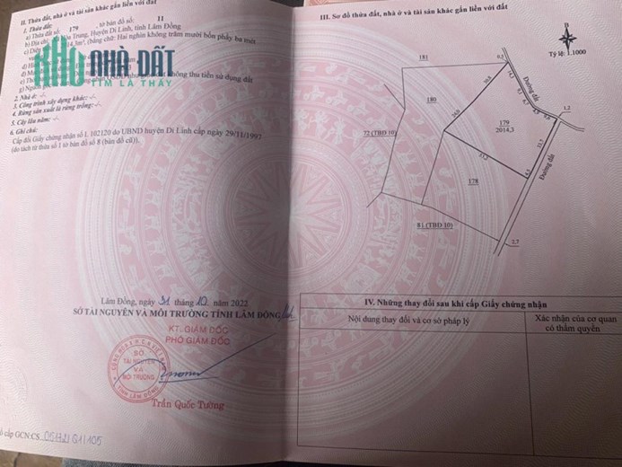 CHÍNH CHỦ CẦN BÁN LÔ ĐẤT Đẹp - GIÁ ĐẦU TƯ Tại Di Linh - Lâm Đồng