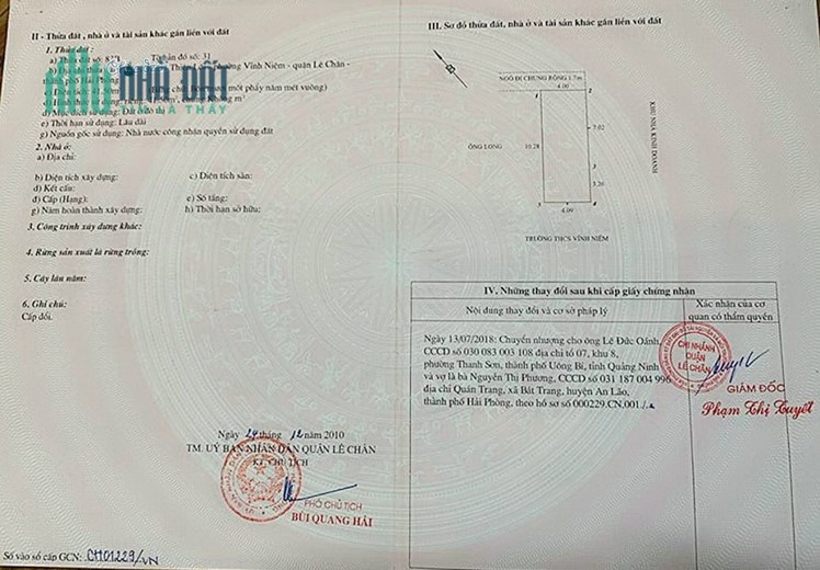 Bán nhà phố Vĩnh Cát - Thiên Lôi 42m 4 tầng GIÁ chỉ 2.2 tỉ  có sân cổng riêng