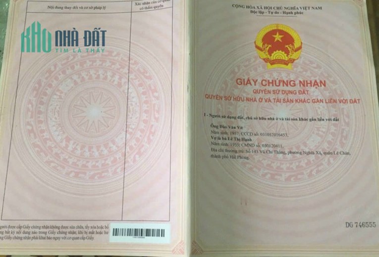 Bán đất mặt đường Vũ Chí Thắng, diện tích 59m lô góc cực đẹp GIÁ 4.3 tỉ