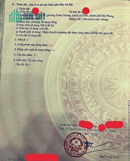 Bán đất phân lô tuyến khu 788 Thiên Lôi, diện tích 90m GIÁ 4.7 tỉ ngay cạnh Hoàng Huy