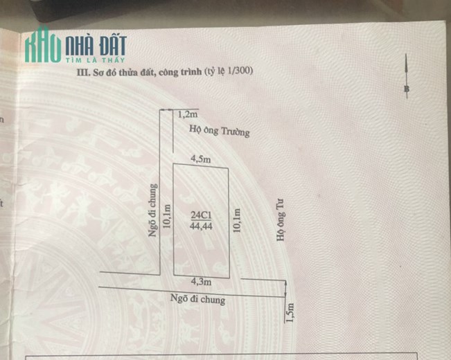Bán nhà phố Trung Hành, 44m 3 tầng lô góc GIÁ 2.3 tỉ ngõ cực nông gần Sân Bóng