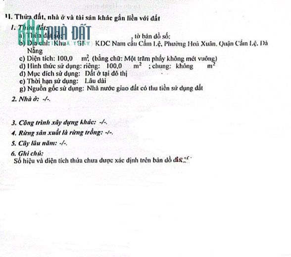 💥Bán đất đường Nguyễn Kim, Hoà Xuân, Cẩm Lệ, Đà Nẵng💥