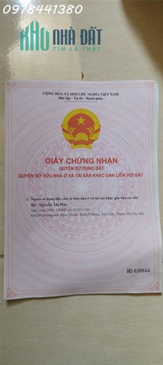 Bán đất chính chủ sổ đỏ mới đét Xã Phụng Châu, Chương Mỹ, Hà Nội