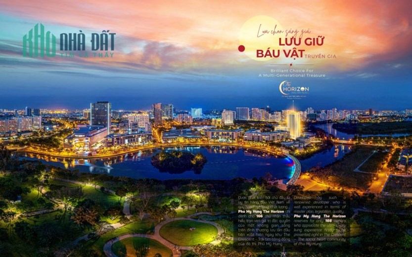 The Horizon Phú Mỹ Hưng - sở hữu căn hộ hạng sang ngay trung tâm khu đô thị- mua trực tiếp chủ đầu