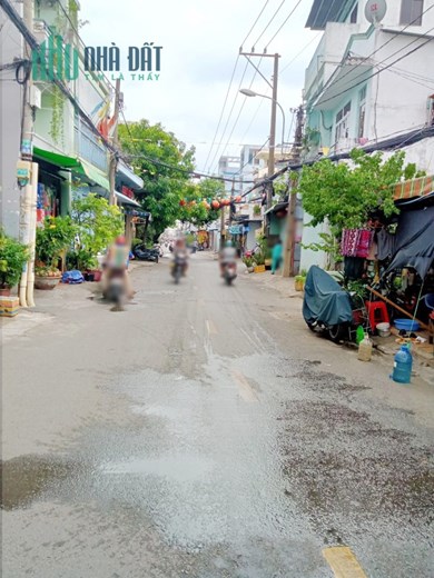 Nhà bán 2 Tầng 95m2 (nở hậu 4.3m) Giá 7tỷ9 Mặt tiền đường Ba Đình P10Q8