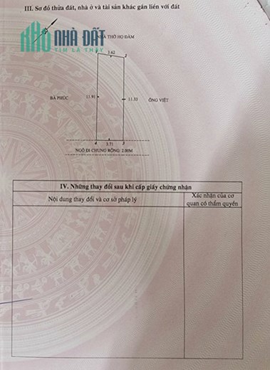 Bán nhà phố Thiên Lôi, 43m 4 tầng ngõ cực nông GIÁ 2.35 tỉ gần Cầu Rào