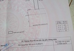 Bán Đất Mặt Tiền Hùng Vương P. Trần Quang Diệu Quy Nhơn , 101m2 , Ngang 4,5m , Lộ Giới 40m , Giá 3