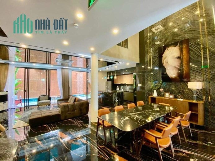 ►Biệt Thự Nam Việt Á sát Chương Dương cầu Tuyên Sơn, 200m2, 3 tầng