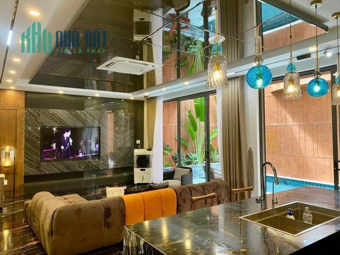 ►Biệt Thự Nam Việt Á sát Chương Dương cầu Tuyên Sơn, 200m2, 3 tầng