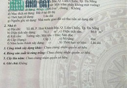 Bán nhà 2 tầng và dãy trọ K256 ÂU CƠ, Hoà Khánh Bắc