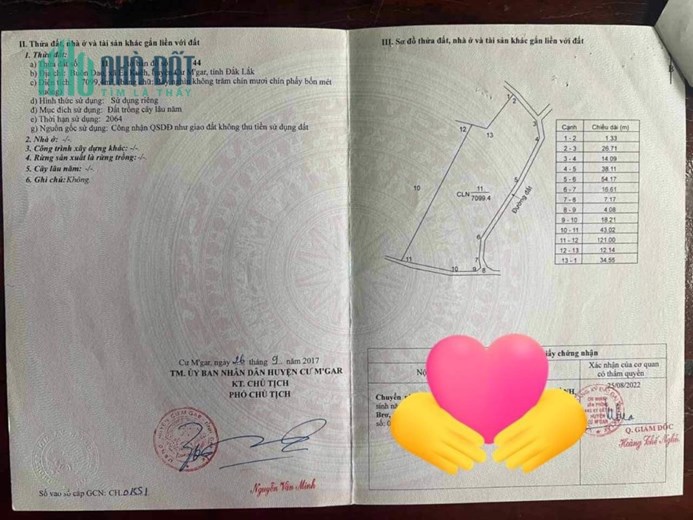 BÁN LÔ ĐẤT RỘNG TẠI Xã Ea Kuếh, Cư M'gar, Đắk Lắk - GIÁ ĐẦU TƯ F0