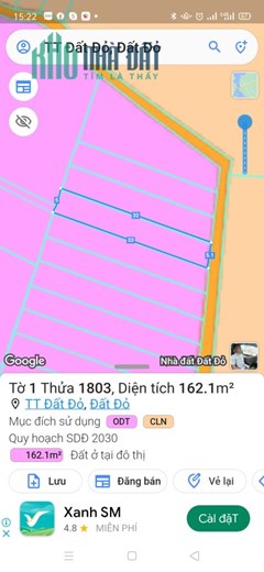 Chính chủ cần bán lô đất Thị trấn Đất Đỏ vị trí cực đẹp cách TP Bà Rịa 12km,