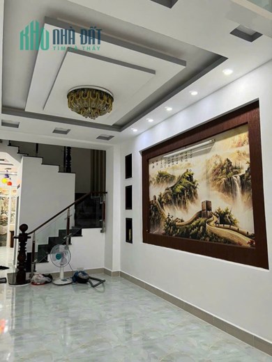 Bán nhà HXH thông Gò Vấp, 92m2, 3 tầng, 5PN chỉ 6.9 tỷ