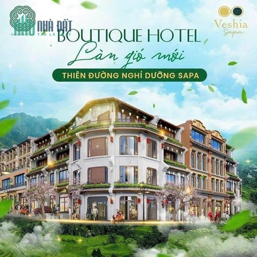 Sở hữu hàng hiếm shophouse 4 tầng 92m2 khu du lịch sapa