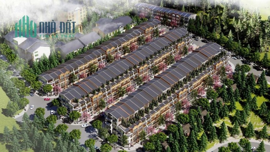 Sở hữu hàng hiếm shophouse 4 tầng 92m2 khu du lịch sapa