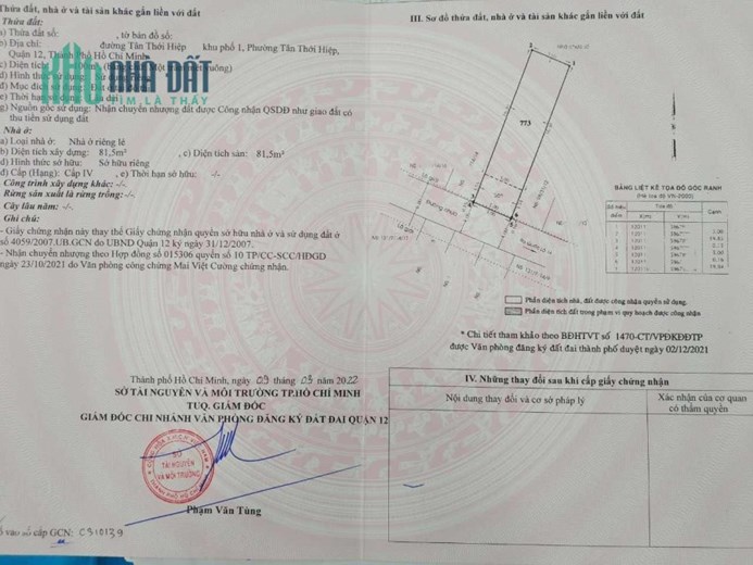 Bán Nhà cực hiếm Quận 12, Tân Thới Hiệp, 5x20, Hẻm 4m rưỡi, Hơn 4 TỶ
