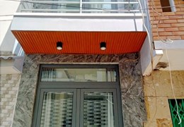 Nhà bán mới trệt, lầu hẻm thông 100 Bùi Minh Trực P5Q8- Sổ hồng- Giá 1 tỷ 550 TL