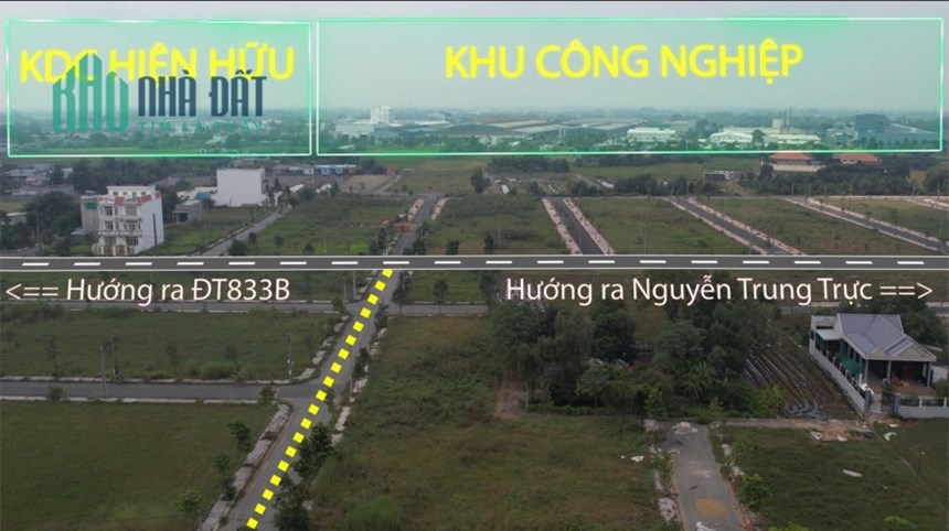 Bán Đất Khu Dân Cư Long Cang Đường 833B,5x20, 100m2 , Cắt Lỗ 550tr Bán Nhanh