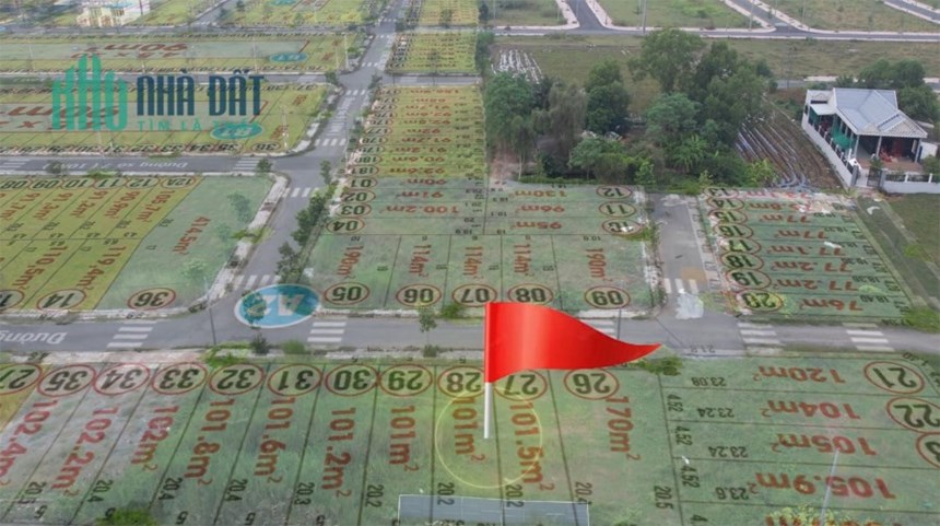 Bán Đất Khu Dân Cư Long Cang Đường 833B,5x20, 100m2 , Cắt Lỗ 550tr Bán Nhanh