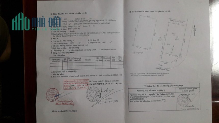 Chính Chủ Bán Biệt Thự Phố 2 Mt Đường Tô Hiến Thành – Giá Đầu Tư.