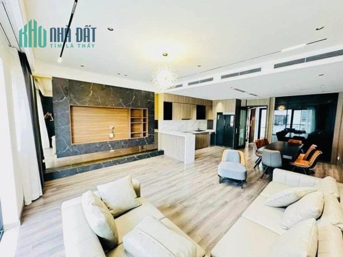 nhà đẹp Ngọc Lâm, 75m x 7tầng, mặt tiền 5.6m, thiết kế hiện đại, gara, full nội thất
