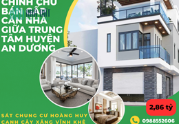 bán nhà rẻ gần chung cư hoàng huy -= an đồng