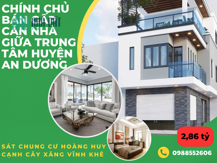 bán nhà rẻ gần chung cư hoàng huy -= an đồng