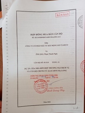 Chính chủ cần sang nhượng căn hộ khách sạn À la carte Hạ Long.