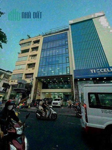 Hiếm! Vị Trí Vàng Toà Nhà MT Võ Thị Sáu Vòng Xoay Dân Chủ 500m2 hầm + 5 tầng, bề ngang 12m siêu lớn