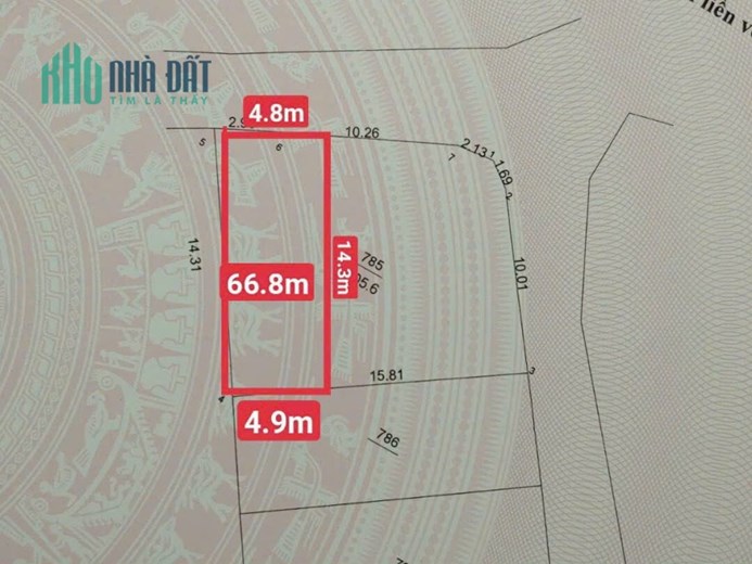 BÁN 66,8M2 BÌNH YÊN GIÁ NHỈNH HƠN 1 TỶ SỞ HỮU NGAY LÔ ĐẤT ĐƯỜNG RỘNG 2 OTO TRÁNH NHAU THOẢI MÁI