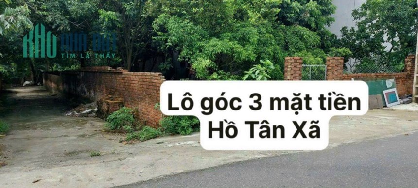 SIÊU PHẨM LÔ GÓC 3 MẶT TIỀN TRỤC CHÍNH TÂN XÃ HÒA LẠC GẦN FPT