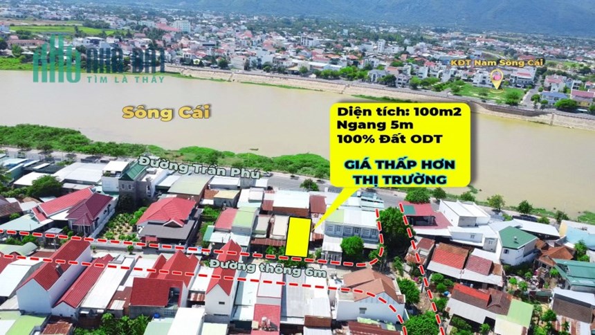 BÁN ĐẤT GẦN SÔNG CÁI TTTT DIÊN KHÁNH KHÁNH HÒA
