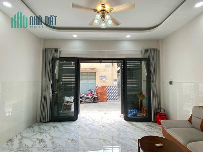 HẠ 540 TRIỆU. GIÁ MỚI 4.65 TỶ.  HXT - NHÀ MỚI ĐẸP - SỔ ĐẸP VUÔNG VỨC - NGANG 5M.