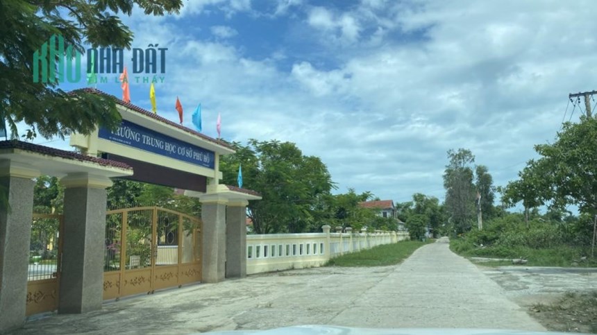 ĐẤT CHÍNH CHỦ - GIÁ TỐT - Lô Đất Mặt Tiền Tại Xã Phú Hồ, Huyện Phú Vang, Thừa Thiên Huế