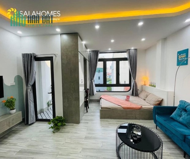 Tòa nhà căn hộ Nguyễn Ngọc Vũ nhà 9T thang máy 29P khép kín full nội thất DT 200 tr / tháng