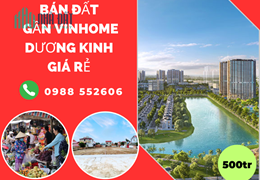 CHÍNH CHỦ BÁN đất rẻ nhất hòa nghĩa - dương kinh - hải phòng 2023