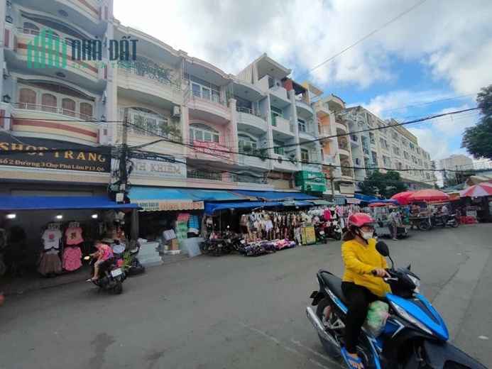 MẶT TIỀN KINH DOANH - BÀ HOM QUẬN 6 - NGAY CHỢ PHÚ LÂM - 6 TẦNG BTCT - 4 X 18M - GIÁ 17.5 TỶ