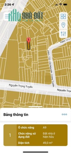CẦN BÁN GẤP LÔ ĐẤT TUYỆT ĐẸP-,50 M2- GIÁ CHỈ 3,9 TỶ THƯƠNG LƯỢNG
NGUYỄN TRỌNG TUYỂN- P8- PHÚ NHUẬN