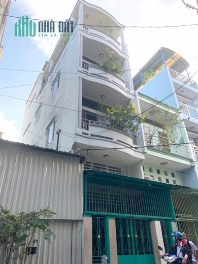 Hẻm nhựa 7M, ô tô Kinh Doanh - Hồng Bàng Quận 6, 4 Tầng, giáp Quận 5