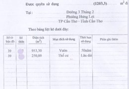 Bán Nhà Mặt Tiền Đường 3/2, Phường Hưng Lợi, Quận Ninh Kiều, Tp. Cần Thơ