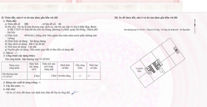 Cần ra gấp lô đất 178m2 thuộc phường La Khê, Hà Đông, Hà Nội; 0337961633