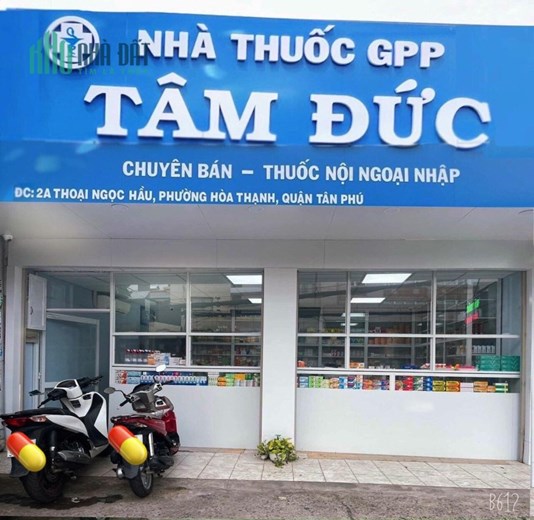 SANG NHƯỢNG NHÀ THUỐC ĐỊA CHỈ 2A THOẠI NGỌC HẦU, PHƯỜNG HOÀ THẠNH , QUẬN TÂN PHÚ, THÀNH PHỐ HỒ CHÍ