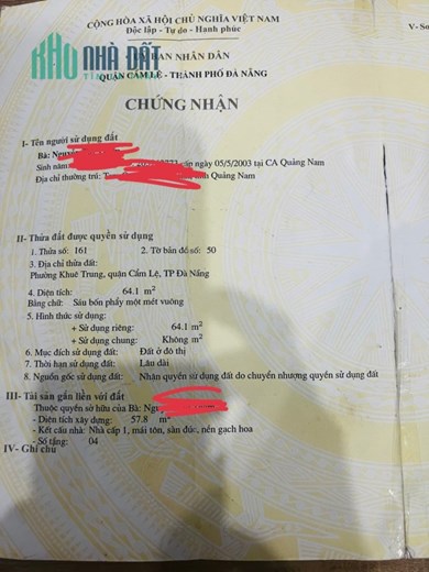 Chính Chủ Bán Nhà 4 Tầng 6pn Ngay Mặt Đường Tp. Đà Nẵng