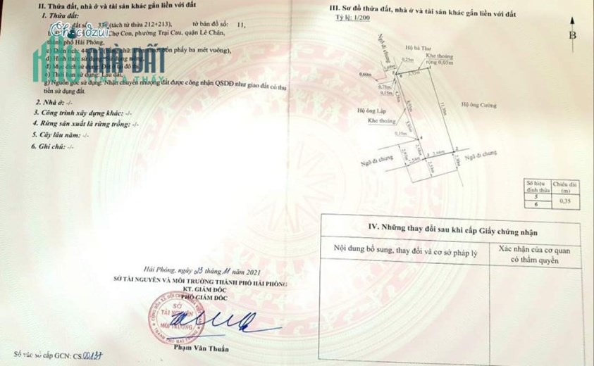 Bán nhà phố Chợ Con - Trại Cau, 44m 3 tầng xây mới GIÁ 2.47 tỉ