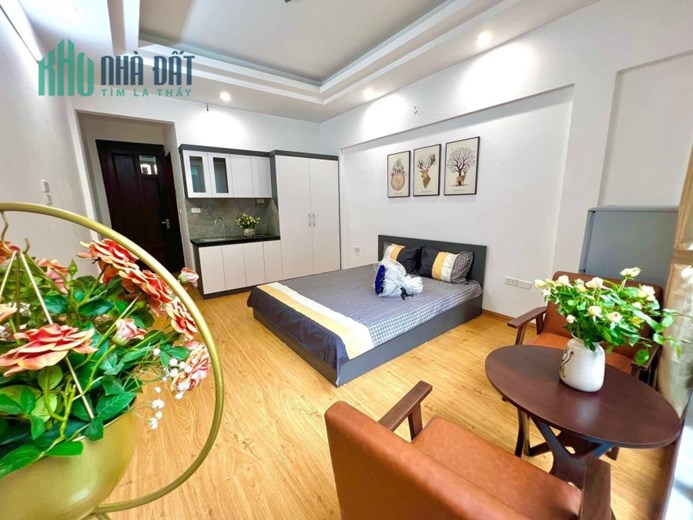 Bán Căn CCMN Phố Nguyễn Văn Huyên 46m2 x 6 tầng, 10 phòng khép kín full nội thất, dòng tiền