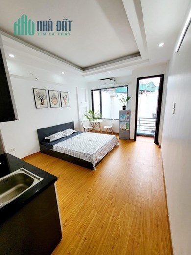 Bán Căn CCMN Phố Nguyễn Văn Huyên 46m2 x 6 tầng, 10 phòng khép kín full nội thất, dòng tiền