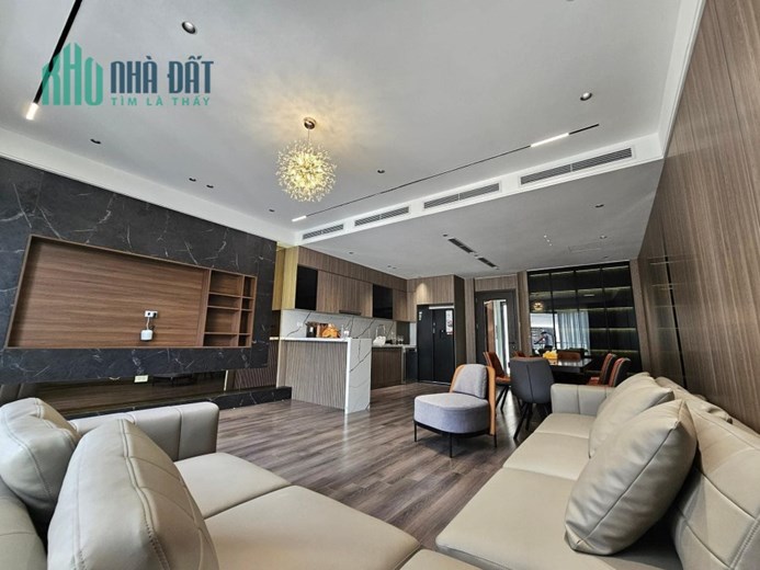 nhà đẹp Nguyễn Văn Cừ, 75m x 7tầng, mặt tiền 6m, thiết kế hiện đại, gara, full nội thất