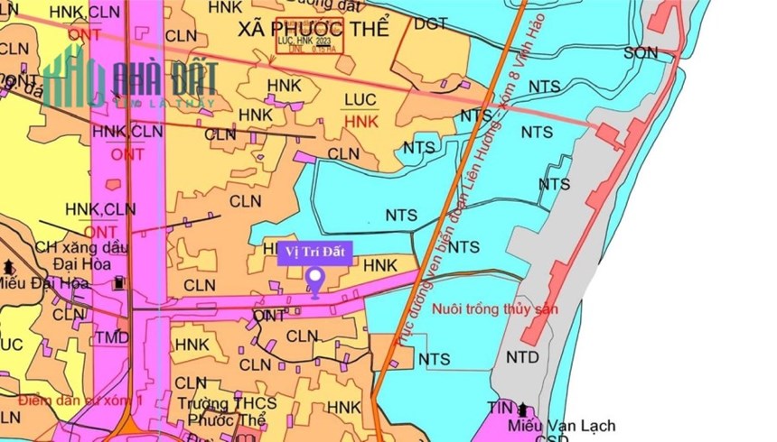 Bán cặp lô góc 2 mặt tiền full thổ cư ven biển Tuy Phong, Bình Thuận.