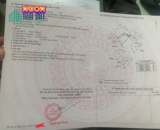 Chính Chủ Cần Bán Nhà Hoàng Hoa Thám, Phường 5 , Bình Thạnh