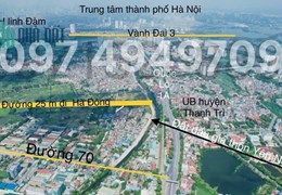 chính chủ bán đất Đấu giá Tam Hiệp , đấu giá Ngũ Hiệp Thanh Trì Hà Nội  giá trúng chênh nhẹ